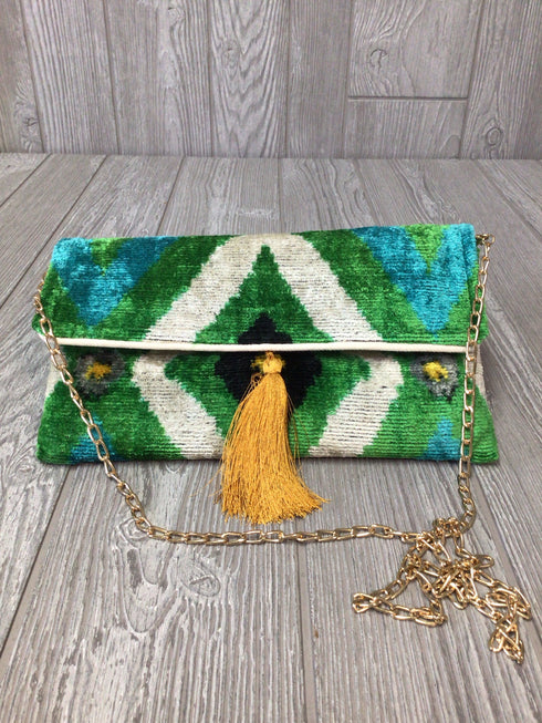 Chenille clutch Purse